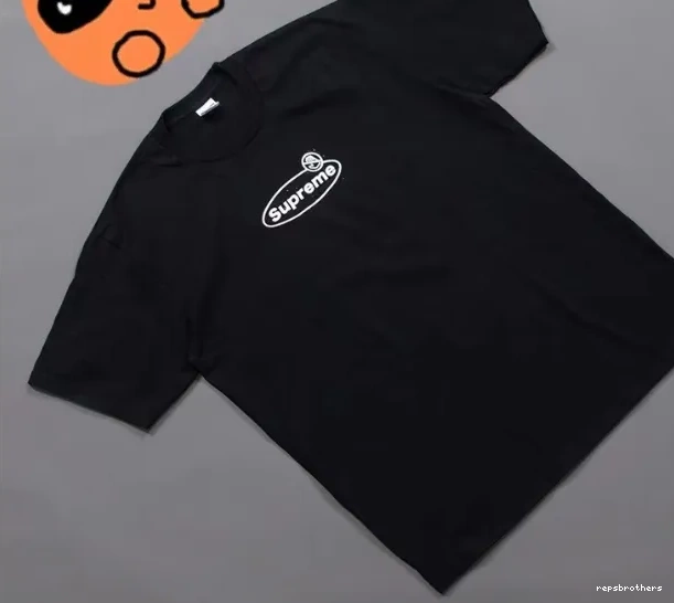 XL L sleeved T-shirt Black Banner S Warning M 22FW White Short Warning and Logo Tee 0430
